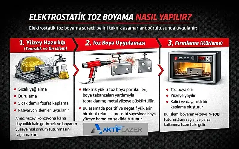 elektrostatik toz boyama nasıl yapılır